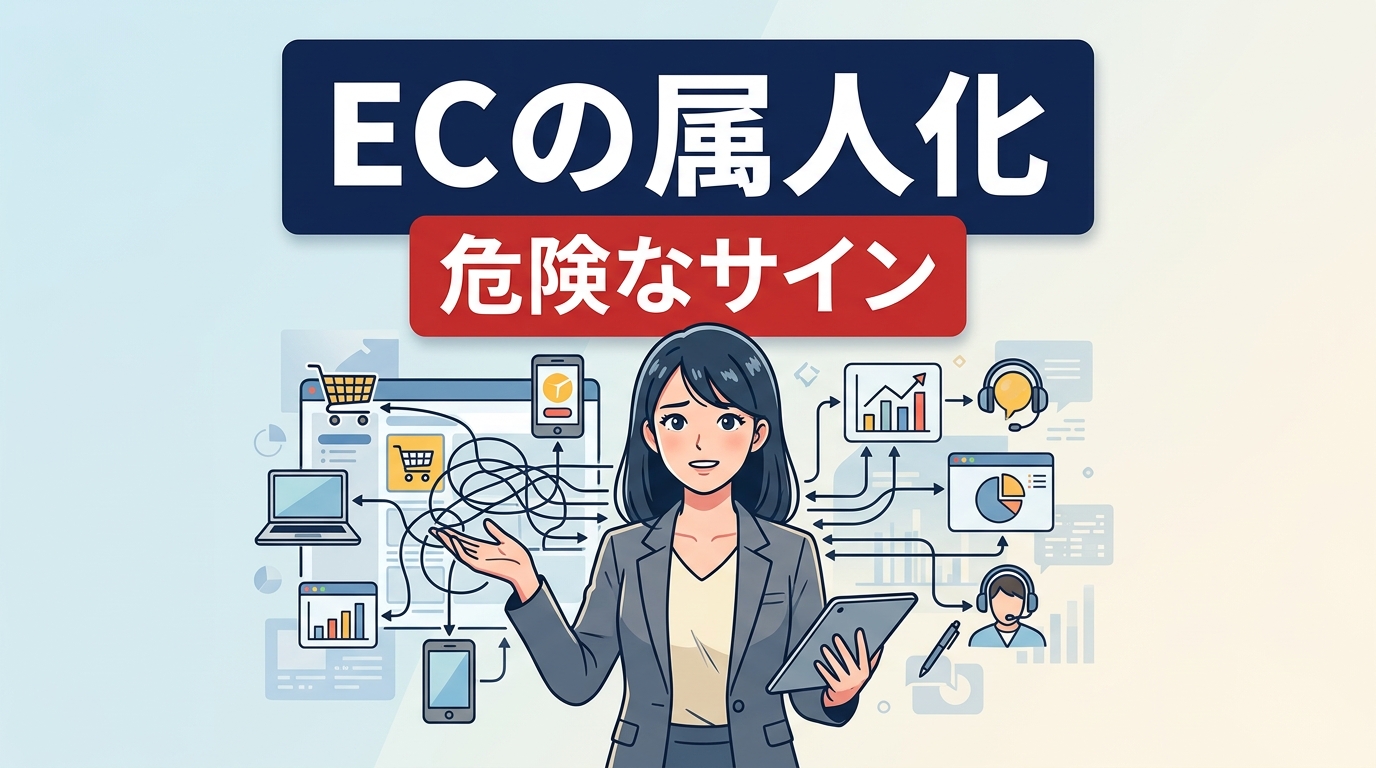 EC運営が属人化する会社の共通点｜売上が伸びても危ない3つのサイン